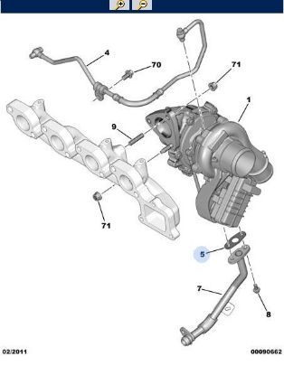 TURBO BORU CONTASI BOXER 2.2 HDI EURO5 PUMA resmi
