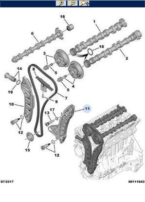 ZİNCİR GERGİ TAKOZU 308-C3 EP6 resmi