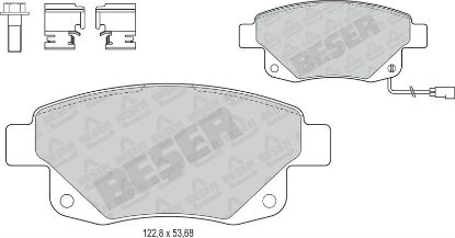 FREN BALATASI ARKA TRANSIT V347 2.2 TDCI FİŞLİ resmi