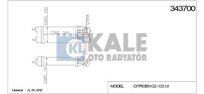 TURBO RADYATÖRÜ 207-1007-C2-C3 II 1.6HDI 16V resmi