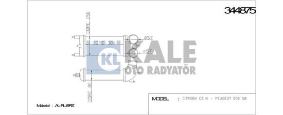TURBO RADYATÖRÜ 508-C5 (EP6CDT) 1.6THP 16V 155) (0 resmi