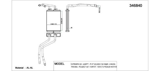KALORİFER RADYATÖRÜ 807-EXPERT III-SCUDO III-C8 1 resmi