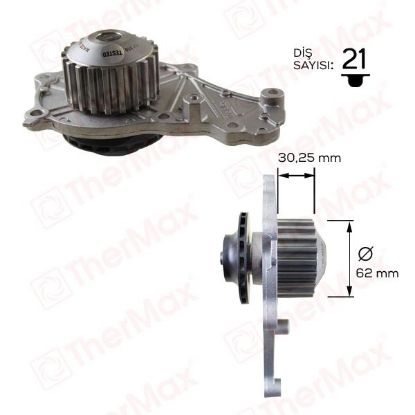 DEVİRDAİM POMPASI  206-307-C2-C3-FOCUS 1.4HDI. resmi