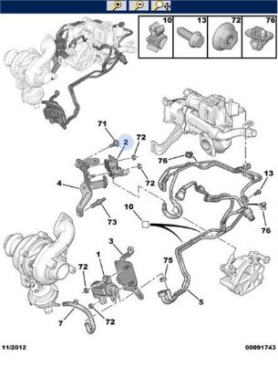 EGR VANASI 206+-207-208-2008-301-308-3008-508-5008-PARTNER-EXPERT-RIFTER-C4 1.4/1.6HDI EURO resmi