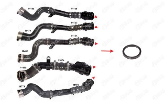 TURBO BORUSU CONTASI PLASTİK BORU HARİÇ DUSTER LOGAN II CITAN QASHQAI II CLIO IV MEGANE III IV resmi