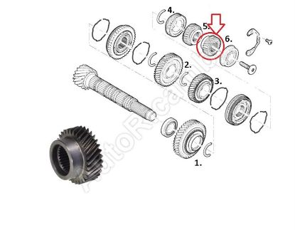 6. VİTES DİŞLİSİ DUCATO - BOXER resmi