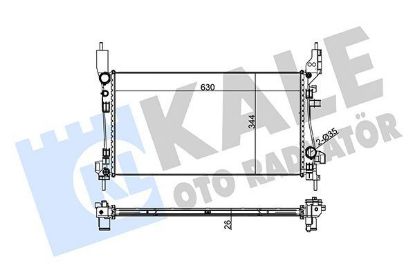 RADYATÖR KLİMALI BIPPER-FIORINO 1.3 JTD-1.4 HDI resmi