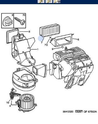 POLEN FİLTRESİ 806/6447.P2/PEUGEOT resmi