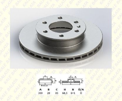 ÖN FREN DİSK AYNASI 300mm CRAFTER-SPRINTER 06-> resmi