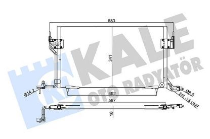 KLİMA RADYATÖRÜ 306 II-PARTNER-XSARA 1.4-1.6-1.8İ resmi