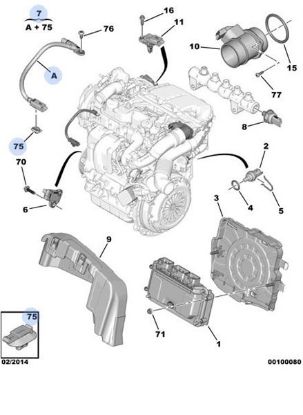 EKSANTRİK KAPTÖRÜ 207-308-5008-FOCUS EURO5 DV6 resmi