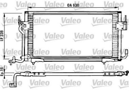 KLİMA RADYATÖR  PARTNER-BERLINGO 1.8/1.9D resmi