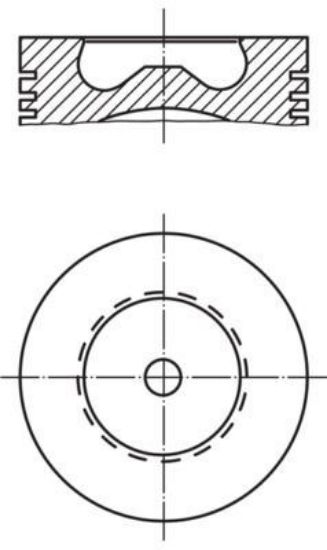 PISTON SEGMAN STD 89.91 MM TRANSIT V347 2.4D resmi