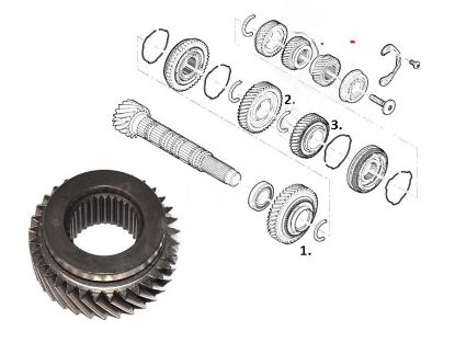 5. VİTES KARŞILIK DİŞLİSİ BOXER III-JUMPER III resmi