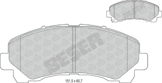 ÖN FREN BALATASI    D-MAX 2.5DITD 11-> resmi