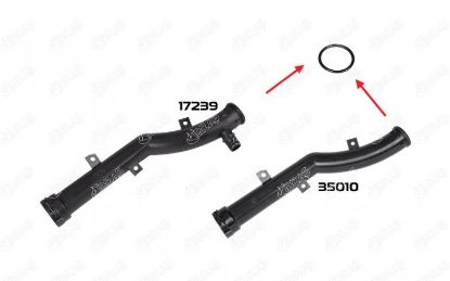 DEVİRDAİM BORU CONTASI  207-208-2008-308-3008-508-5008-PARTNER TEPE-C3-C4-DS3-DS4-MINI COOPER 1.4/16 resmi