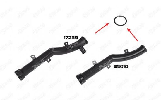 DEVİRDAİM BORU CONTASI  207-208-2008-308-3008-508-5008-PARTNER TEPE-C3-C4-DS3-DS4-MINI COOPER 1.4/16 resmi