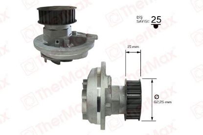 DEVİRDAİM POMPASI  ASTRA F/VECTRA A  1.6/1.8/2.0  C18NZ/C20NE   89-03 resmi