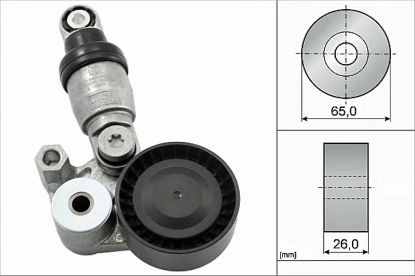 ALTERNATÖR V KAYIŞI OTOMATİK GERGİ RULMANI KOMPLE MAZDA 3 1.5 2.0 2013 resmi