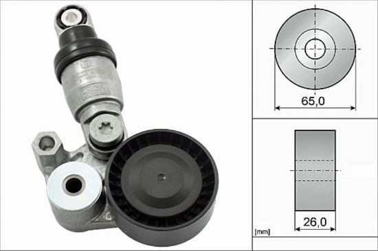 ALTERNATÖR V KAYIŞI OTOMATİK GERGİ RULMANI KOMPLE MAZDA 3 1.5 2.0 2013 resmi
