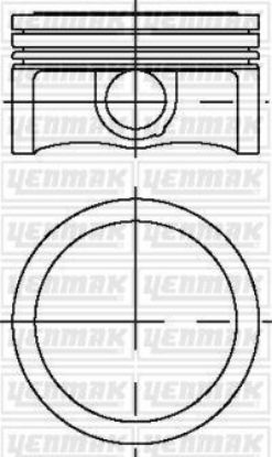 MOTOR PİSTON+SEGMAN 0.50 INSIGNIA-ASTRA J 1.6İ 16V180HP 09> resmi