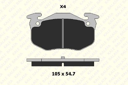 ARKA FREN BALATASI 106-205I,II-206-306-SAXO-XSARA resmi