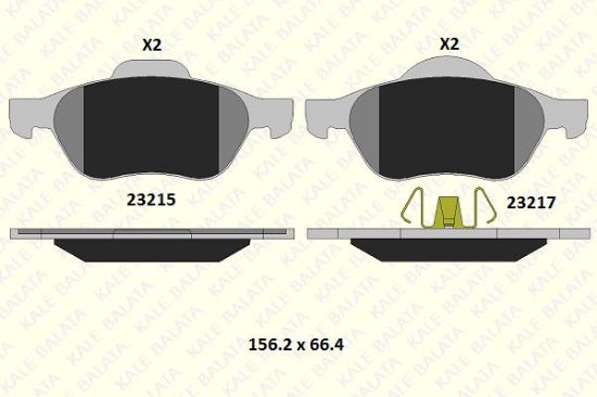 ÖN FREN BALATASI MEGANE II-LAGUNA III resmi