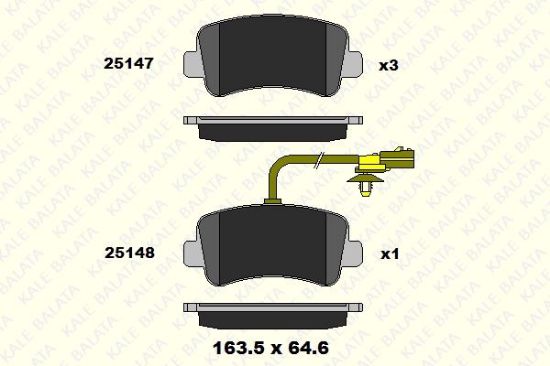 ÖN FREN BALATASI 1 FİŞ MASTER III-MOVANO B 10-> resmi