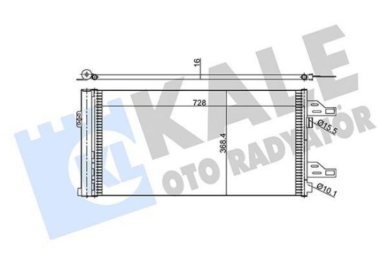 KLİMA RADYATÖRÜ (KONDANSER)   BOXER-JUMPER-DUCATO  2.2/3.0 06> resmi