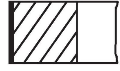SEGMAN 75,00mm STD. 106-206-306 1.4 8V/TU3A resmi