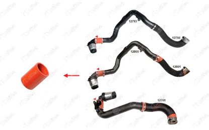 TURBO HORTUMU Küçük Silikon  MASTER III 2.3DCI 10- resmi