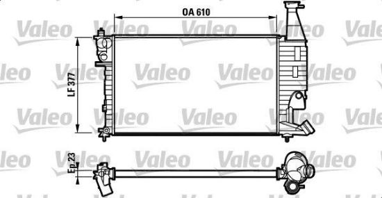 RADYATÖR PARTNER 96=-...02 1.4/1.9-BERLINGO AC+/13 resmi