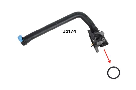 TERMOSTAT GÖVDE CONTASI 116İ-118İ-316İ N13B16 resmi