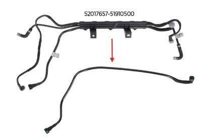 YAKIT BORUSU (BRAKET HARİÇ) DOBLO 1.3 EURO 5 resmi