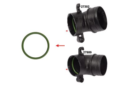 TURBO BORUSU CONTASI 45,3 MM x 3,5 MM A1-A3-Q3-TT-ALHAMBRA-ALTEA-CORDOBA-IBIZA III/IV-LEON-TOLEDO resmi