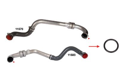 TURBO BORUSU CONTASI MEGANE II- SCENIC II 1.5 DCİ K9K resmi