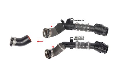 TURBO HORTUMU PLASTİK BORU HARİÇ  CLIO V-KANGOO-A SERI-B SERI-CLA  1.5 DCI resmi