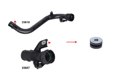 TURBO BORUSU KAUÇUK PARÇA  JUKE-QASHQAI 1.5DCI / EURO V resmi