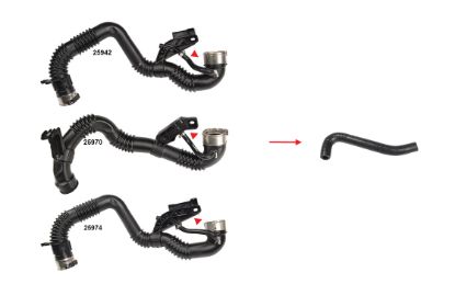TURBO BORUSU HORTUMU PLASTİK BORU HARİÇ X-TRAIL resmi