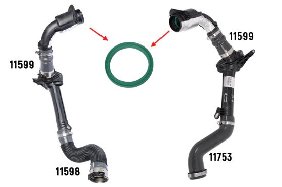 TURBO BORU CONTASI MEGANE III-FLUENCE-KANGO 1.5 DCİ resmi