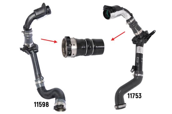 TURBO HORTUMU PLASTİK BORU HARİÇ OK İLE GÖSTERİLEN KÜÇÜK HORTUM FLUENCE MEGANE III 1.5 DCI 08-15 resmi