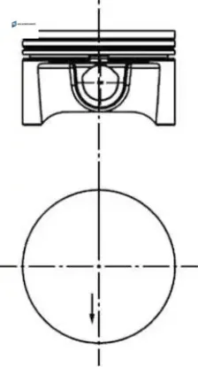 PİSTON SEGMAN 0.25MM FARKLI 79MM resmi