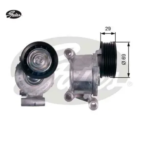 ALTERNATÖR GERGİ KOLU VOLVO C30 S40 1.8 2.0 V50 (06-12) CMAX 1.8 2.0 (04-07-10) (69X29) resmi