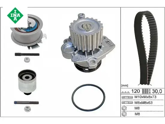 DEVİRDAİMLİ TRİGER SETİ T5-CADDY-PASSAT-JETTA-GOLF-POLO-A3-LEON 1.4-1.9TDI BJB-AXB-AMF-BLS resmi