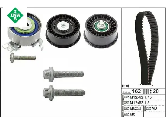 EKSANTRİK GERGİ SETİ (162x200 ASTRA G-CORSA C-VECTRA C-MERIVA A-ZAFIRA A 1.4-1.6-1.8 16V Z16XE-Z14XE resmi