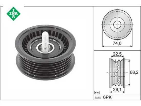 KAYIŞ GERGİ RULMANI W204 11-14 W205 resmi