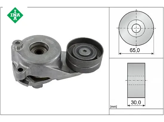 GERGİ RULMANI V KAYIŞI KÜTÜKLÜ    W203-W204 resmi
