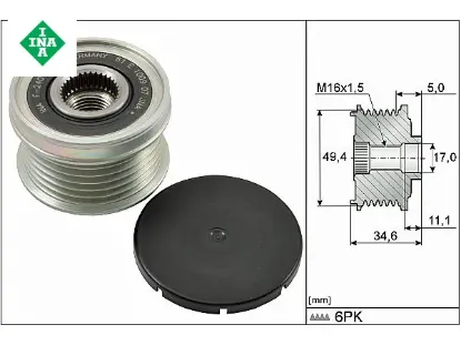 DINAMO RULMANI VW 1.2 1.4 TSI 04C 903 119 (100 AD) resmi