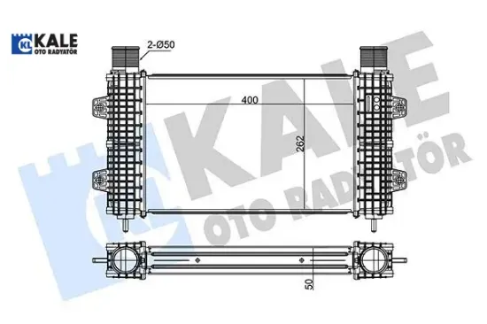 RADYATÖR İNTERCOOLER J10 resmi