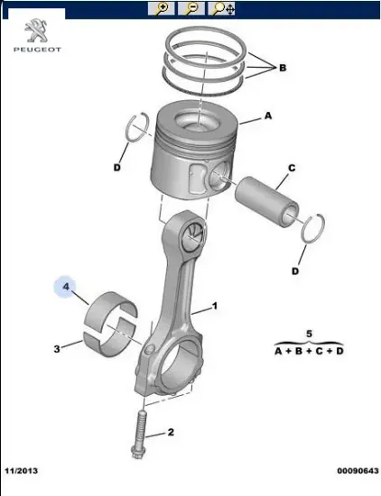 KOL YATAK 0,25  BOXER III 2.2HDI resmi